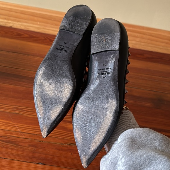 Valentino Rockstud Flats - Picture 3 of 4